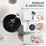 JOMOLA Suction Shower Head Holder Wall Mount Adjustable Angle Stainless Steel view 5