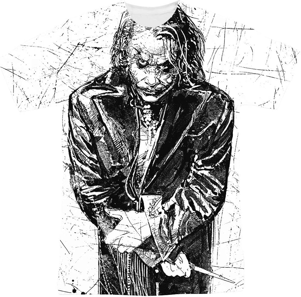 Popfunk The Dark Knight Heath Ledger Sketchy Joker T Shirts & Stickers