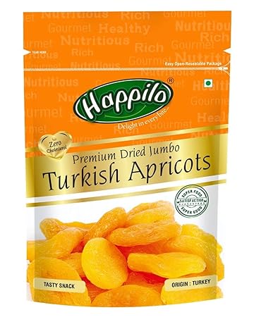 HappiloPremium Turkish Apricots, 200g