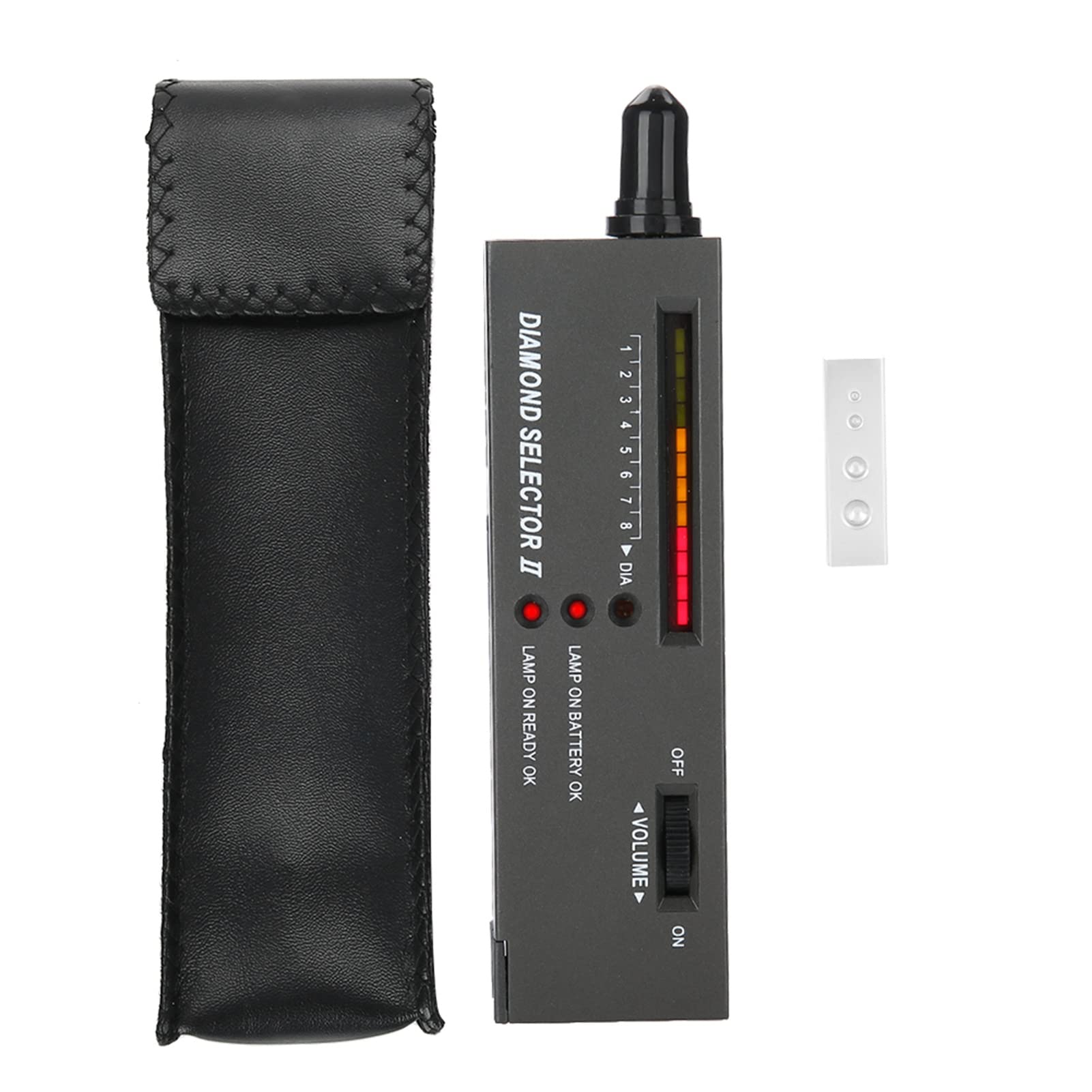 Electronic Diamond Tester Pen, Portable LED Audio Diamond Testing Kit, Jewelry Gem Gemstone Selector Precision Tool, Precious Stones Hardness Tester