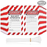 TKCHAX Lockout Tagout Tags 50 Pcs/Pack,Danger Do