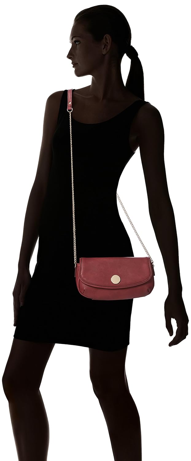 caprese women's sling bag (dark red)