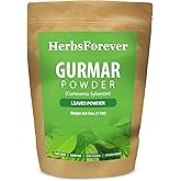 Herbsforever Gurmar Powder Leaves Powder Gymnema Sylvestre Support Healthy Sweet Level Non GMO, Organic, Vegan 230 GMS
