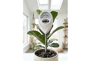 Soil Moisture Meter, Soil Moisture Monitor for House Plants, Soil Hygrometer Moisture Sensor for Indoor & Outdoor, Garden, Fa