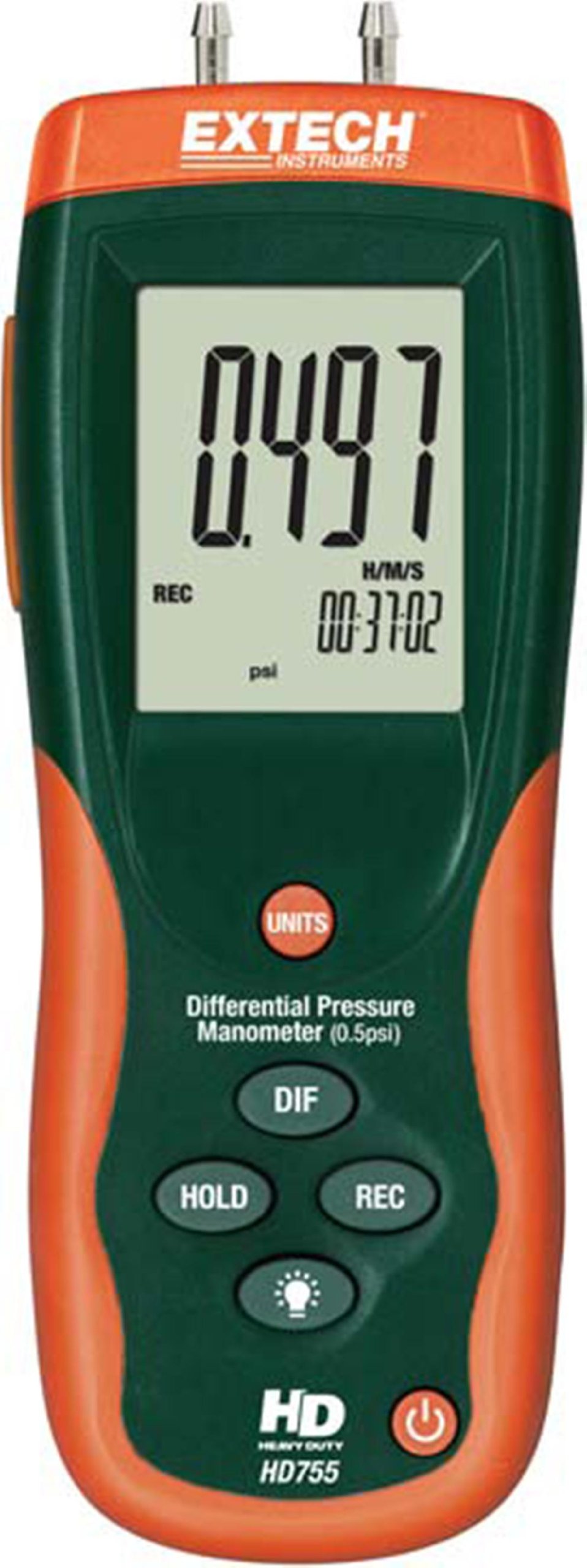 Extech HD755 0.5 PSI Manometer and Pressure Meter