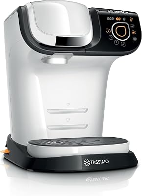 BOSCH TASSIMO MY WAY 2 máquina multi-bebidas, TAS6504, até 70 bebidas, OneTouch, serviço individual, personalização de bebidas, filtração de água BRITA MAXTRA+, INTELLIBRE, branco