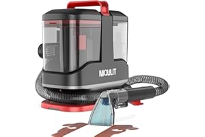 NIQULIT Portable Spot Cleaner Machine for Carpet and Upholstery, 15Kpa Powerful Suction for Pet Stain, Couche & Car, Spot Cleaner for Area Rug, Stair and Furniture