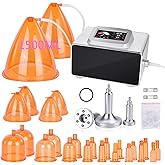 Meifuly Vacuum Therapy Machine with 1500ML Large Cups, Vacuum Cupping Machine, Vacuum Cupping Therapy Sets with 24 Vacuum Cups and 3 Guasha, 0-60 cmHg