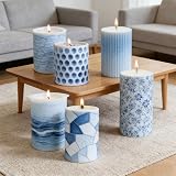 WYAHYQ Silicone Candle Moulds Set - 3 Pillar Designs for Candle Making view 5