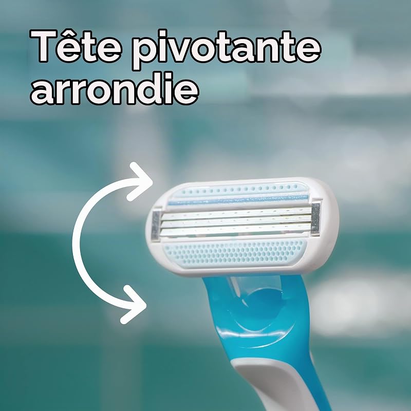 Venus Rasoir jetable Gillette Oceana pour femme, lot de 4 lames (3+1 gratuites)