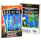 Human skeleton playing cards (English, Spanish and French Edition)