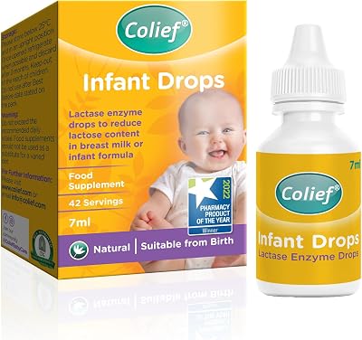 Colief Infant Drops Lactase Enzyme Drops 7ml - Safe from Birth