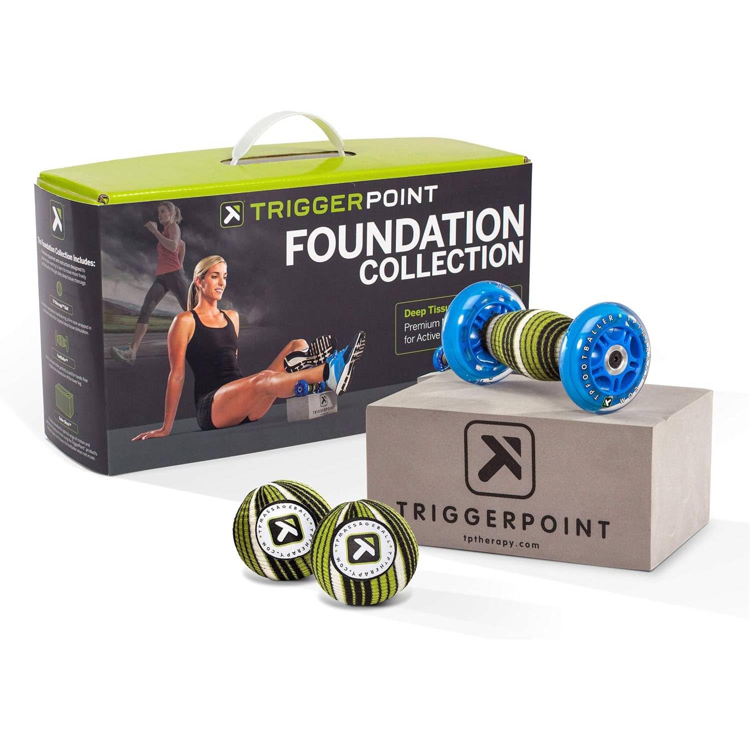 TRIGGERPOINT Foundation TPU Massage Ball, Foot Baller, Baller Block, Quad Baller, TP2 Ball Sleeve, Muscle Massage, Education Video Portal Access