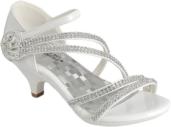 little girl white dress sandals