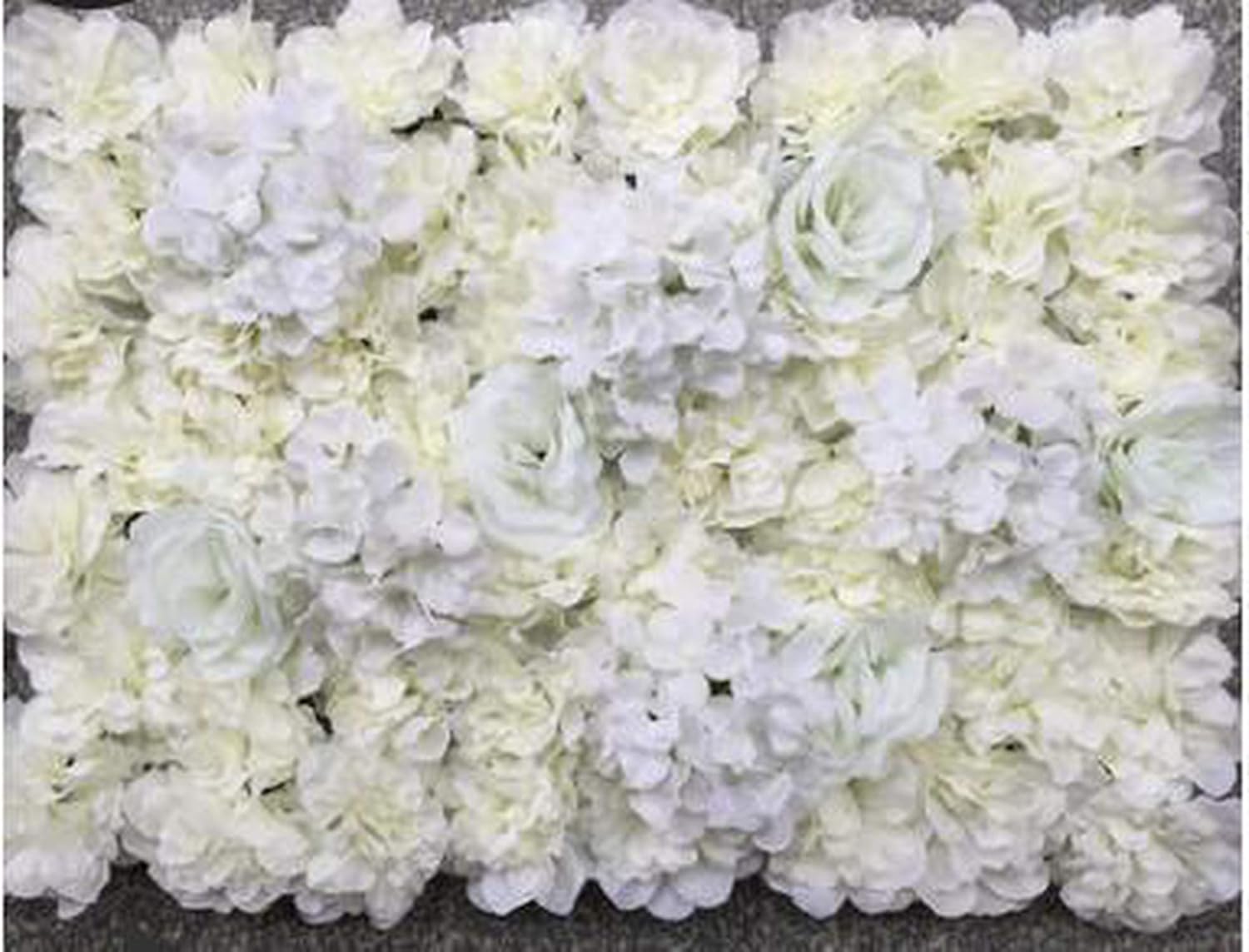 Superily 40x60 cm Silk Rose Flower Wall Wedding Decoration Background Champagne Artificial Flower Flower Wall Romantic Wedding Decor,6,40X60