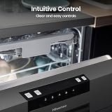 Hisense HS523E15BUK Slimline Free Standing Dishwasher Black 10 Place 30 Minute view 6
