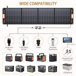 GRECELL 200W Portable Solar Panel for Power