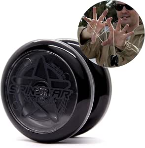 YoyoFactory SPINSTAR LED Yo-Yo Con Luces – Rojo, Ideal Para Principiantes, Incluye Cuerda E Instrucciones