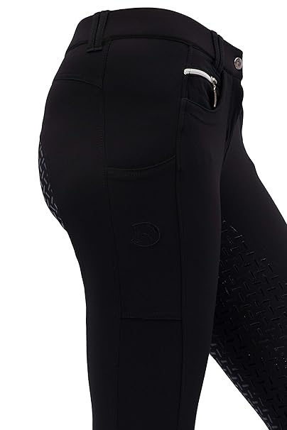 RidersDeal Collection Reithose mit Silikonvollbesatz und Handytasche, versch. Farben, Gr. 32-50
