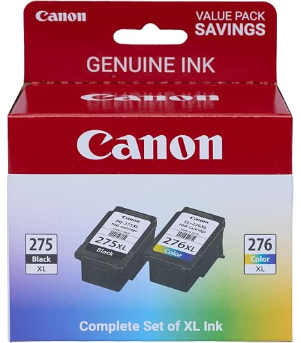 Amazon.com: Canon PG-275 XL Black CL-276 Color Ink Cartridges