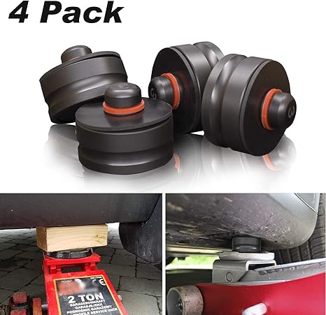 Seven Sparta Jack Lift Pad For Tesla Model 3 4pcs Jack Point Pad Sturdy Adapter Protects Battery Paint For Using With A Floor Jack Jack Lift Pad