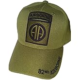 82nd Subdued Emblem (Emblem Only) Baseball Cap (Green)