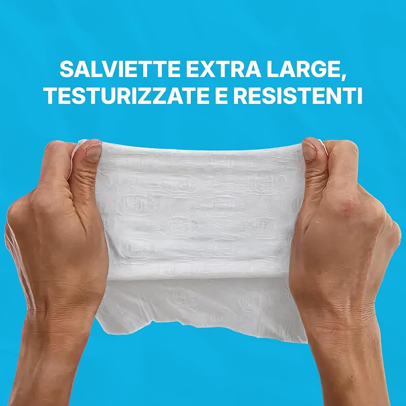 Sensitive+ Body & Intimate XL Wipes, 99,9% Acqua, senza profumo