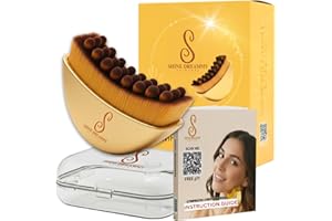 Lymphatic Contour Face Brush, Lymphatic Drainage Massager for Face Soft Dry Facial Brush Tool