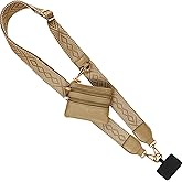 Save the Girls Original Clip and Go Phone Strap Pattern - Crossbody Phone Strap Chain with Zipper Wallet Pouch