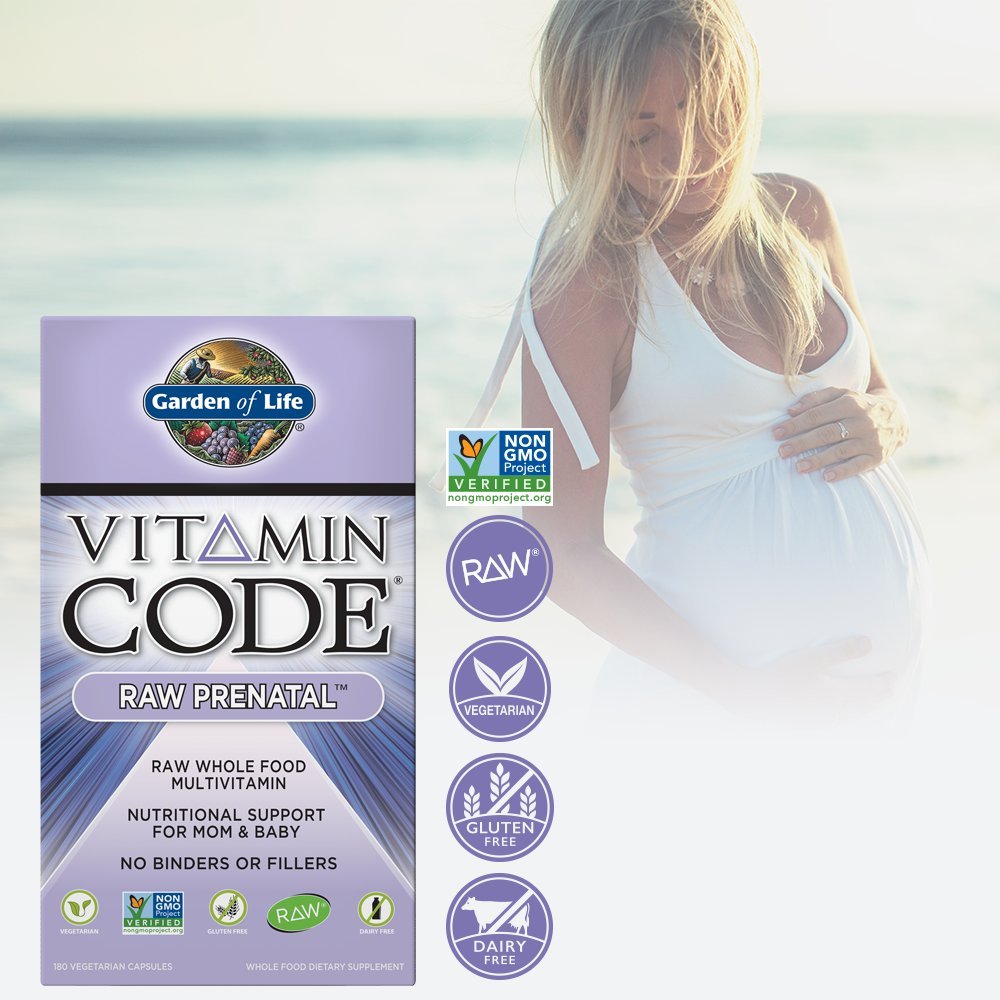 Garden of Life Vitamin Code Raw Prenatal Multivitamin, Whole Food ...