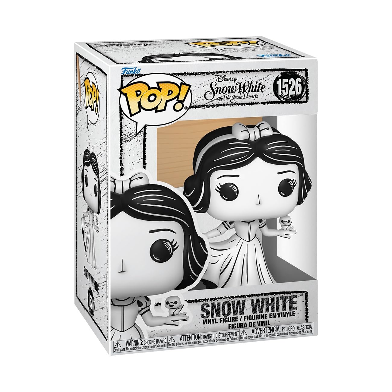 Funko POP! Disney: Sketched - Snow White - Collectable Vinyl Figure - Gift Idea - Official Merchandise - Toys for Kids & Adults - Movies Fans - Model Figure for Collectors and Display