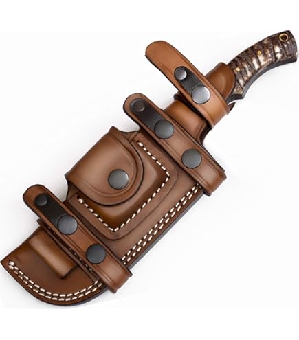 Tranche(トランシェ) 5×3mm セミドライ メンズ ML相当オーダー品 Ottoza Damascus Steel Survival Tracker Knife with Bone Handle and