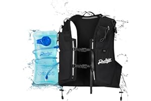 Runlight Running Hydration Vest Lightweight Hydration Backpack with 1.5L Water Bladder for Women Men Hiking Backpack Vest Pack for Cycling Race Marathon Camping