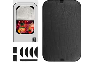 WANDWEL RV Door Window Shade Cover 16"x25" - Foldable UV Blocking & Privacy Blackout Shield with Hook-Loop Fastener, Waterproof Camper Trailer Motorhome Accessories