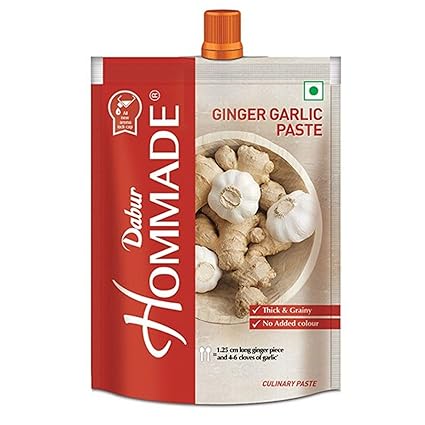 Dabur Hommade Ginger Garlic Paste, 200g