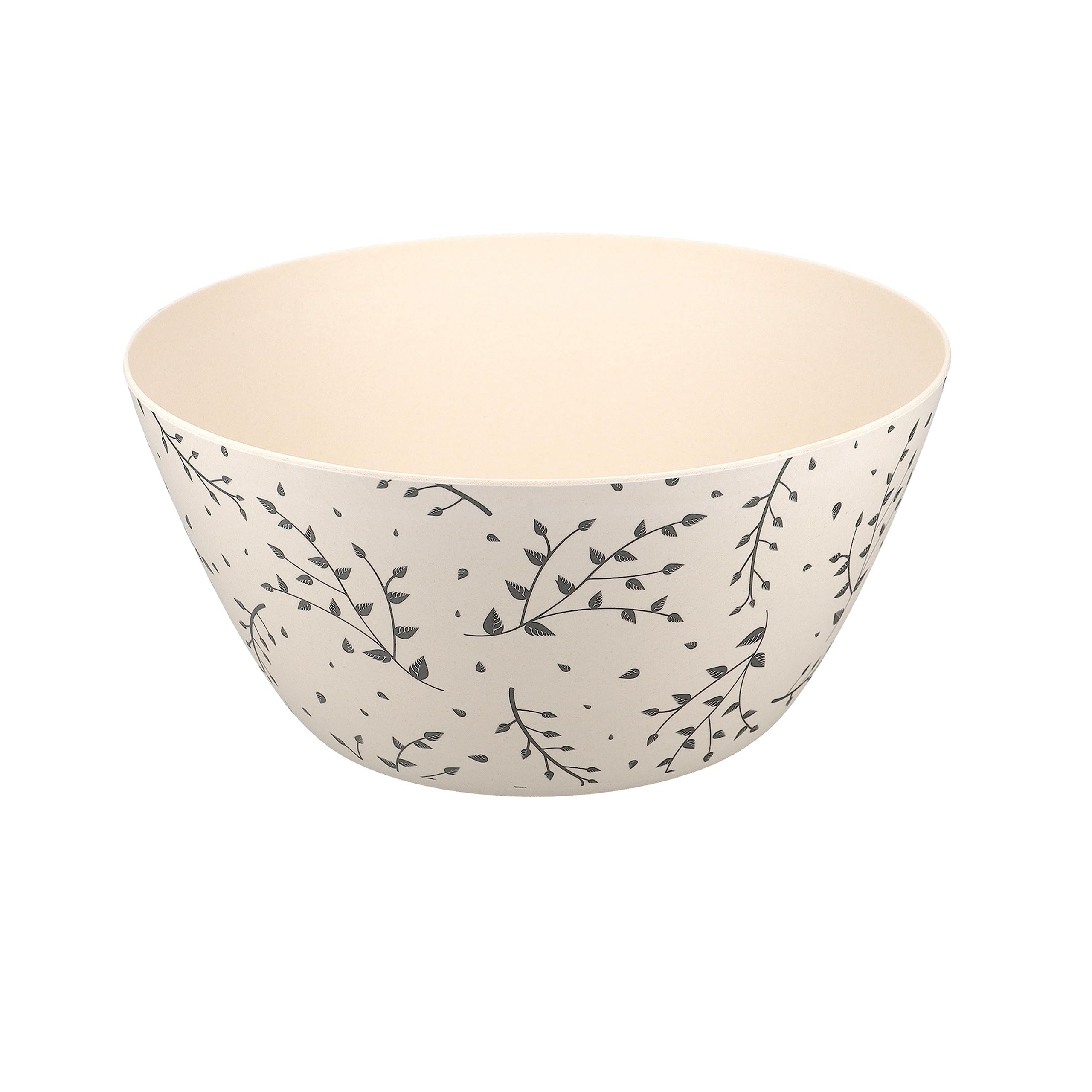 NATURAL ELEMENTS Recycled Plastic Salad Bowl, 25cm