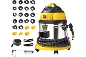 QPKING Walnut Sand DE-Carbon Cleaner HTS558 Engine Intake Valve Cleaner Valvetronic System Walnut Powder Sand Carbon Deposit Cleaning Tool Car Walnut Blaster Cleaner With 23pcs Car Model Adapters 110V/220V