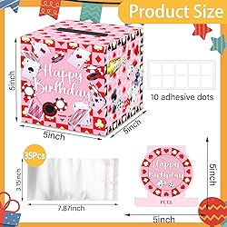 SHLINCO Pink Casino Party Decorations - 5x5 Inch