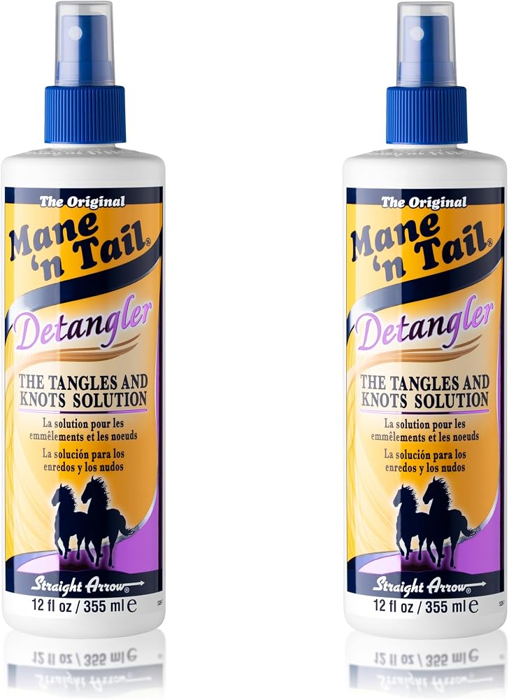 Mane 'n Tail Mane 'n tail detangler 2 pack, Apple Blossom, 24 Fl Ounce