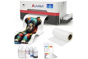 DTF Printer A3 13" F1080 Transfer Machine High-Speed T-Shirt Direct to Film with White Ink Circulation and Automatic Cleaning