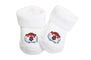 Future Tailgater Auburn Tigers Aubie Baby Toe Bootie Socks 0-9 Months