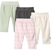 Gerber Baby Girls’ 4-Pack Microfleece Pants