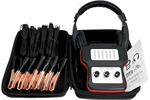 KTTOOL Chassis Ears Automotive Engine Noise Finder, 6 Channel Car Sound Detector Tester Tool Set, Electronic Stethoscope Diagnostic Kit with Headphones