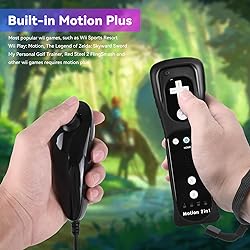 TechKen 2 Pack Wii Remote with Wii Motion Plus