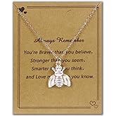 Bee Necklace Women Necklace Charms HoneyBee Accessory Queen Cute Bee Gifts For Gardeners, Teachers, honeyBee & Animal Enthusiasts