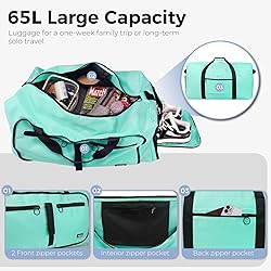 Fmeida 65L Duffle Bag with Shoes