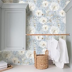 Nukofal Floral Peel and Stick Wallpaper Dandelion