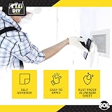 SOL Wall Repair Patch 10x10cm Self Adhesive Plasterboard Hole Filler view 4
