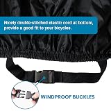 Favoto Bike Cover 1 or 2 Bikes Waterproof 210T UV Wind Dust 78.7 x 27.5 x 44 in view 2