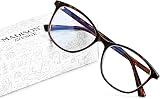 Madison Avenue Blue Light Blocking Glasses Demi Women UV Eye Strain Anti Glare